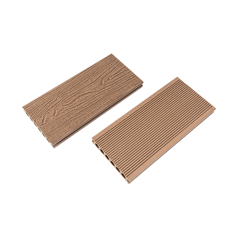 Ontto 3D kohokuvioitu komposiittiterassi ulkona