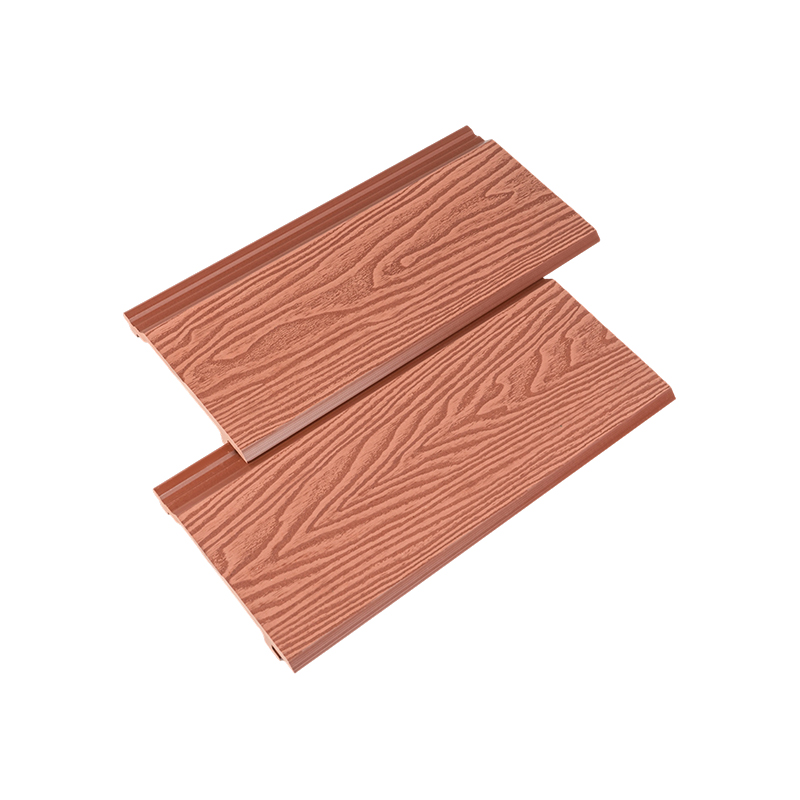 WPC Decking 3D kohokuvioitu ulkoseinäpaneeli